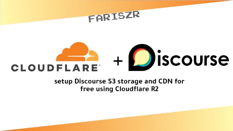 Featured image of post Free Discourse S3 object storage and CDN with Cloudflare R2